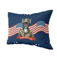 thumbnail image 2 of Happy Father's Day Honoring Veterans French Bulldog in Army Uniform Pillow Cushion Double Sided Dog Lover Gifts Throw Pillow - 13007, 2 of 4