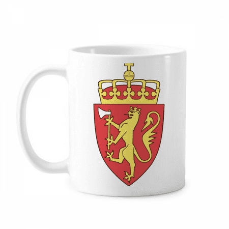 

Norway Europe National Emblem Mug Pottery Cerac Coffee Porcelain Cup Tableware