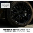 thumbnail image 5 of Mayde 18-Inch Hub Caps fits 2017-2022 Tesla Model 3, Replacement Wheel Covers (Set of 4,) (Gloss Black), 5 of 9