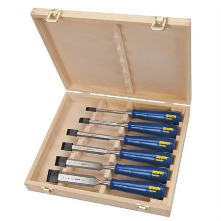 UPC: 0024721096630 | Irwin Marples Woodworking Chisels  1/4; 3/8; 1/2; 5/8; 3/4; 1  EA (586-M444SB6N)