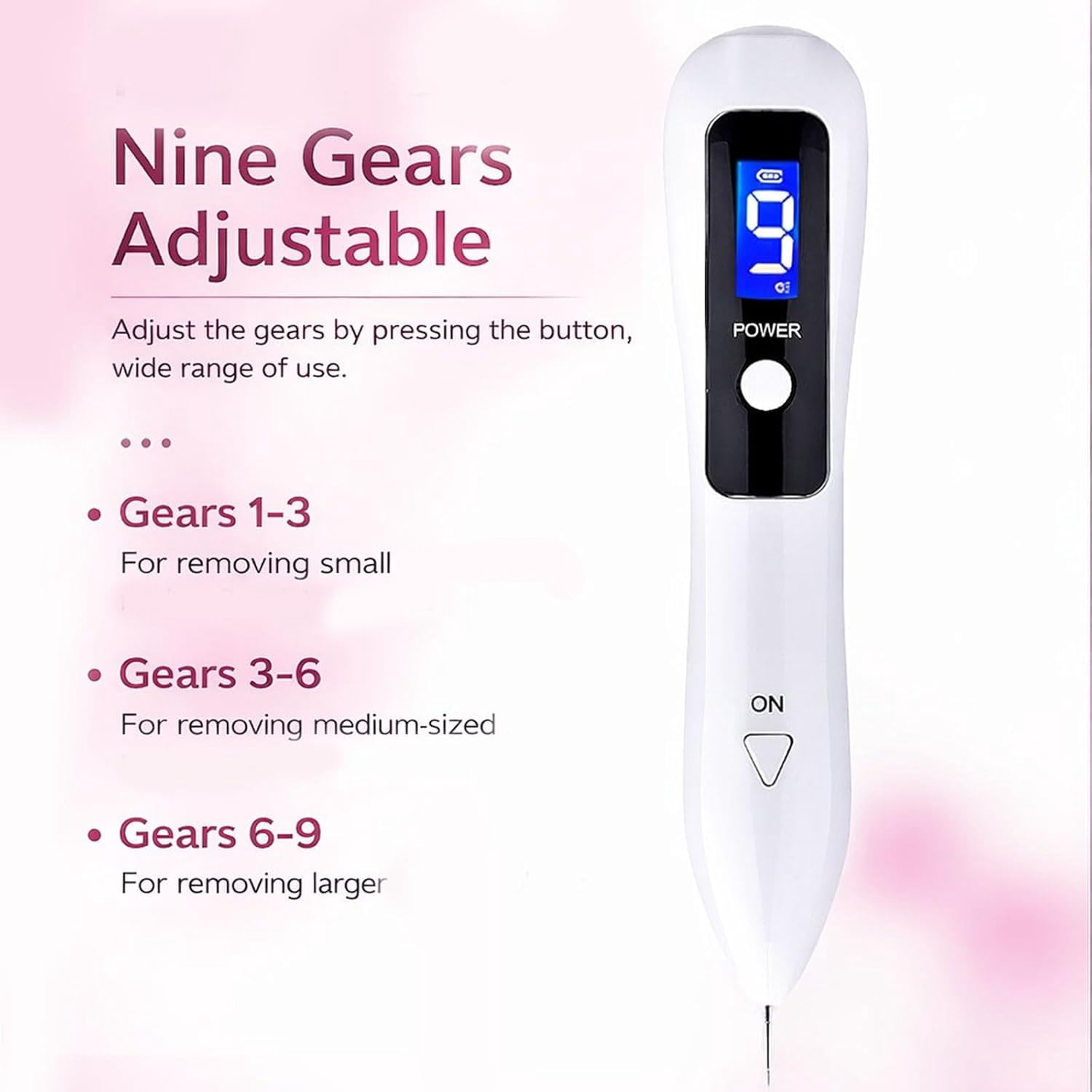 Nuzzy Pen for Skin, Advanced Beauty Pen, Portable and Rechargeable Tools to Use at Home (White)