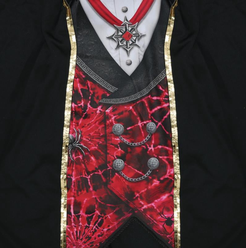 Dark Dracula Costume for Children, Boys, Medium (8), by Way to Celebrate