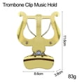 thumbnail image 4 of Versatile Trumpet Bell Music Holder Great for Professionals and Beginners, 4 of 10