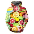 thumbnail image 4 of Sudadera con capucha con estampado 3D de caramelos coloridos para hombre y mujer, divertida personalidad, para niños, moda, manga larga, sudadera de calle, 4 of 5