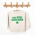 thumbnail image 3 of Bump and Beyond Designs Wee Little Hooligan St. Patrick's Day Sweatshirt for Toddlers (Heather Grey 2T), 3 of 5