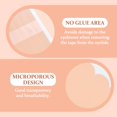 thumbnail image 4 of Lash Tape, 400pcs Eyelash Breathable Micropore Makeup Tape for Lash Extensions Individual False Eyelashes Extension Tools, 4 of 6