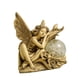 thumbnail image 3 of Estatua solar para jardín, luz, adorno para césped, decoración de patio, figura de resina coleccionable, elfo Amarillo, 3 of 9