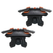 Gaming Trigger Mobile Game Controller 1 Pair Six-Finger Single Shot Fire Keys Universal Black