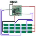 thumbnail image 5 of 2X Placa de Circuito de Caja de Batería de Iones de Litio PCB para Zhipu Hongsong Jingmi No Batería de Litio Original de 18 V, 10 Orificios, 5 of 5