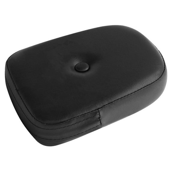 Amosfun Bike Back Seat Motorcycle Back Seat Cushion Black Artificial 1Set