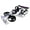 White, variant on Foam Remote Control Car, Dual Mode Drift Stunt Car, Air and Land Vehicle, Gravity Sensor RC Car, LED Light Toy, Rechargeable Crash Resistant, 360° Stunt Performance