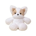 thumbnail image 3 of Cute Fluffy Sitting Dog Stuffed Animal Cute Corgi Plush Toy Spring Animal Hug Pillow Soft Puppy Doll Gift for Boys Girls Playtime Adventures Birthday Easter Party Decoration Housewarming(Dog), 3 of 5