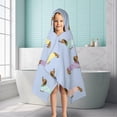 thumbnail image 6 of Colorful Funny Dachshund Hooded Bath Towel，50"x30" for Ages 3 To 12 Kids, Quick Dry Lightweight Soft Microfiber Hood Beach Towel Cover Up for Kids, 6 of 7