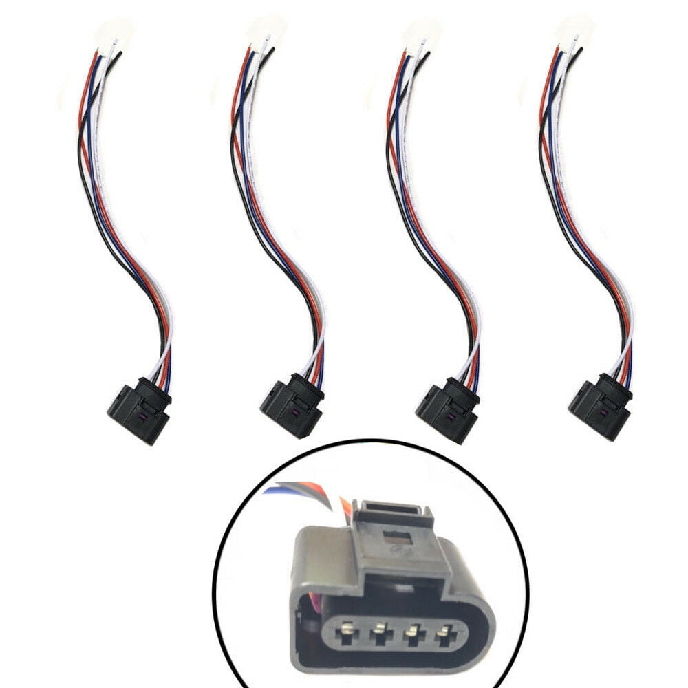 4 X New Ignition Coil Connectors Repair Harness Plug Wiring For VW