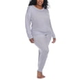 thumbnail image 6 of Honeydew Women's 2-Pc Super Soft Printed Soft Pajama Lounge Set (Purple, 2X), 6 of 8