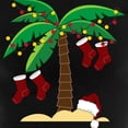 thumbnail image 3 of CafePress - Tropical Christmas - Women's Dark Pajamas, 3 of 4