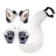 thumbnail image 1 of Jumpingount Ears Tail Cosplay Props for Dress Carnival Parties Fancy Halloween Disfraces de disfraces Blanco, 1 of 1