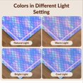 thumbnail image 7 of Design&I 2'x3' Washable Accent Rug Pet Friendly & Non-Slip Built-In Grip Kawaii Aesthetic Ombre Scale Cute Starfish Border Purple Mermaid Refined for Kitchen, Station, 7 of 7