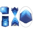 thumbnail image 3 of Rompecabezas 3D Bloques de construcción Ladrillos educativos del estrés Juegos Juguete ños adultos Azul 1 Salvador Bloques de construcción de cubos, 3 of 10