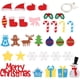 thumbnail image 3 of Árbol de Navidad de fieltro, árbol de Navidad DIY, Kit de Navidad DIY, réplica colgante para regalo de Navidad para niños Xemadio LL-1129, 3 of 7
