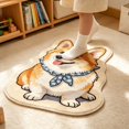 thumbnail image 4 of Cute Irregular Area Rug, Dog Shaped Soft Non Slip Floor Mat, Funny Decorative Cartoon Pet Bedside Carpet for Bedroom Entryway Dorm Indoor Home Decor, 4 of 6