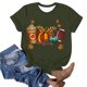 thumbnail image 1 of Fiudx Ofertas Flash Del Día Solo En Línea Camisa de Pollo de Moda para Mujer Linda Granja Camisetas Mamá Causal Manga Corta Camisetas Tops Blusas, 1 of 3