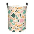 thumbnail image 1 of XMXT Collapsible Laundry Basket, Modern Colorful Terrazzo Prints Waterproof Laundry Hamper, 40L Multicolor, 1 of 8