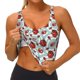 thumbnail image 3 of Fotbe Insects Sujetador Deportivo Largo sin Aros para Mujer con Almohadillas y Soporte Medio, Transpirable y Absorbente, Camiseta Tipo Chaleco o Tank Top-XX-Large, 3 of 8