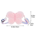 thumbnail image 2 of Jiibva Butterfly-Themed Mini Crossbody Bag, Silicone Small Purse with Colorful Strap, 2 of 7