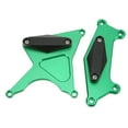 thumbnail image 5 of VOBOR 2pcs Motorcycle Accessories Motorcycle CNC Aluminium Alloy Clutch Gear Box Cover Engine Crash Guard Replacement for Kle650 2006‑2020 (Green), 5 of 8