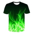 thumbnail image 2 of Nuevas camisetas de verano con llamas para niños, ropa de dibujos animados de Anime, camisetas casuales, ropa para niños, niñas, niños, camisetas con estampado 3D, disfraces 9T Gao Jinjia LED, 2 of 2