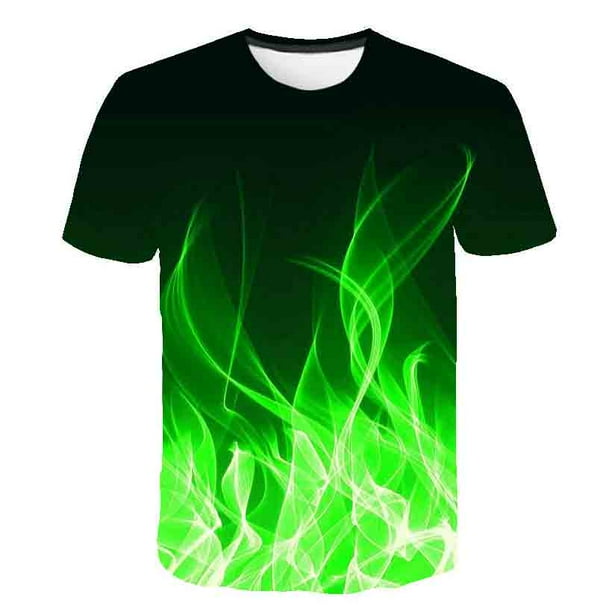 Nuevas camisetas de verano con llama para niños, ropa de dibujos animados de Anime, camisetas casuales, ropa para niños, niñas, niños, camisetas con estampado 3D, disfraces 6T Gao Jinjia LED