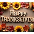 thumbnail image 4 of LUUFILx Thanksgiving Banner Autumn Harvest Pumpkin Scene Background Photography Props Happy Thanksgiving Holiday Party Decorations Backdrop Welcome Banner, 4 of 8