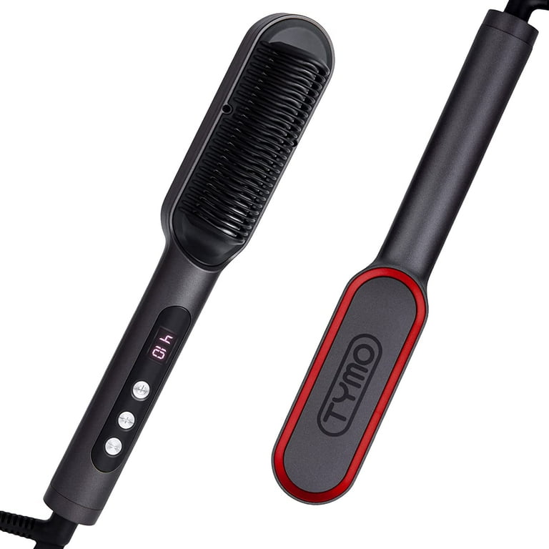Titanium plus hair straightener cheap brush and iron