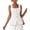 Beige White, variant on Womens Sleeveless Suit Vests Dressy Casual Square Neck Business Work Waistcoat Spring Button Blazer Vest Tops