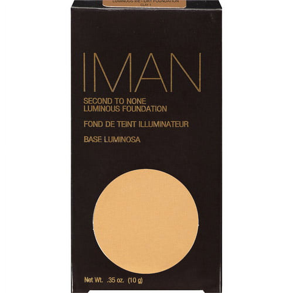 IMAN Second to None Luminous Foundation Clay 1, 0.35 oz