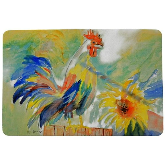 Betsy Drake DM265G Rooster Door Mat - 30 x 50 in.