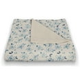 thumbnail image 3 of Creative Products Line Drawn Florals 50x60 Coral Fleece Blanket, 3 of 3