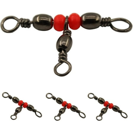 20 pièces pivots à trois voies de pêche Triple pivots connecteurs de