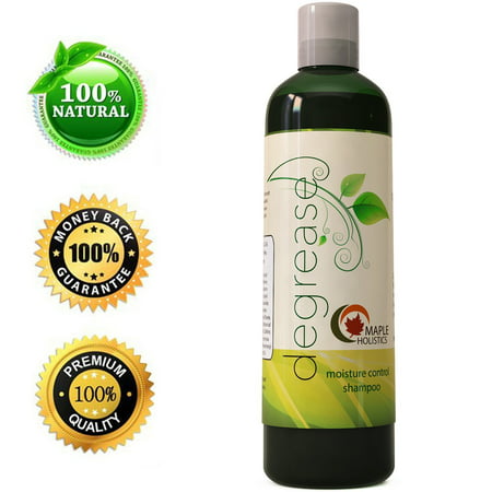 Maple Holistics Clarifying Degreaser Shampoo, Oily Hair & Scalp, Natural Hair Care Product, 8