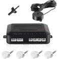 thumbnail image 1 of Car Reversing Sensor, Car Reversing Radar Auto Parking System with Bibi Buzzer Alarm and 4 Sensors - White Hy, 1 of 5