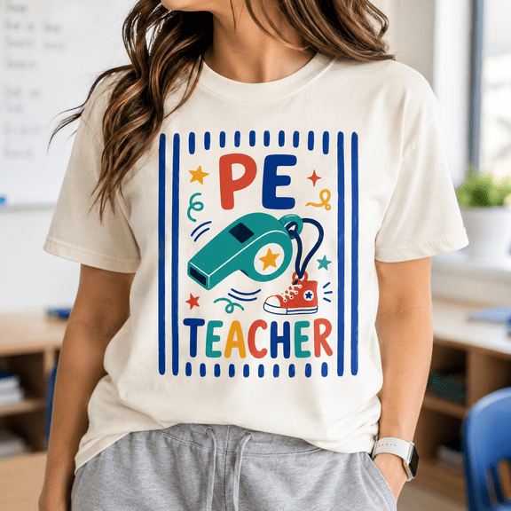 Back To School Shirt, Physical Education Teacher Tee, Coach Whistle Classroom Shirt, First Day Of School Gift, Teacher Outfit