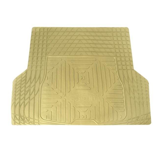 FH Group Semi Custom Trimmable Vinyl Trunk Liner / Cargo Mat Black