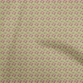 thumbnail image 1 of oneOone Polyester Spandex Fuschia Pink Fabric Tropical Leaves With Geomtric Sewing Craft Projects Fabric Prints By Yard 56 Inch Wide, 1 of 4