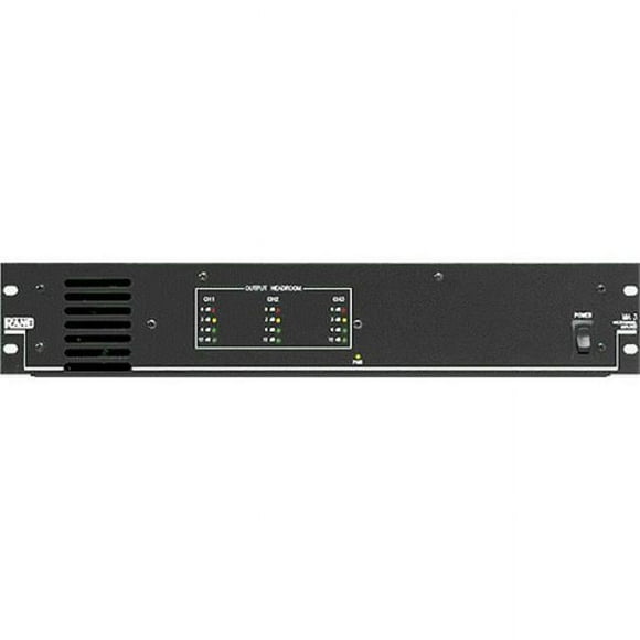 Rane Commercial MA3 Amplificateur de Puissance 8 Ohms 40W Trois Canaux