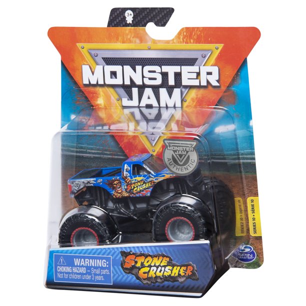 Monster Jam Stone Crusher 1:64 Scale Die-Cast Truck Toy - Walmart