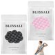 thumbnail image 1 of Toalla de ducha exfoliante Blissal Premium de microfibra negra y rosa, 1 of 7