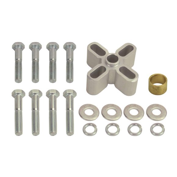 Separador de ventilador Derale 31510 de aluminio anodizado de 2,5 cm