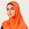 thumbnail image 5 of QASIEATN Cotton Hijab Women's Headscarf Quality 180 X 55 Cm Soft Breathable and Opaque Daily Wear Casual Accessories Silk Scarves for Women, 5 of 5