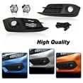 thumbnail image 5 of Fog Lights Bumper Lamps With Bulbs Assembly Pair L&R Fit For 2016 2017 2018 Honda Civic, 5 of 7